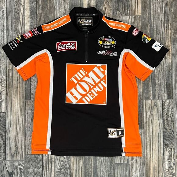 🏎️🔥 Vintage Chase Authentics NASCAR T. Stewart #20 Home Depot Jersey Sz S - EU - Picture 1 of 13
